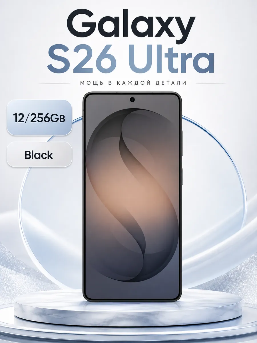 Смартфон Galaxy S26 Ultra 12/256GB Black Shadow